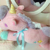 Image of 55cm Unicorn Plush Toy Cute Animal Tissue Cover Box