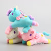 Image of Kawaii 3 Pcs/Lot Little Twin Stars Unicorn Horses Plush Keychain