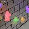 Image of 1set 2M Cute Unicorn Head LED String Night Light