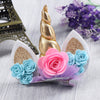 Image of 1PC Gold Unicorn Hairbands with Pony Ear