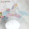 Image of 1set Rainbow Unicorn Cake Topper