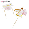 Image of 1set Rainbow Unicorn Cake Topper