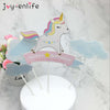 Image of 1set Rainbow Unicorn Cake Topper