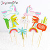 Image of 1set Rainbow Unicorn Cake Topper