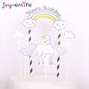 Image of 1set Rainbow Unicorn Cake Topper