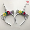 Image of 2PCS Glitter Metallic Unicorn Headband