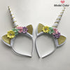 Image of 2PCS Glitter Metallic Unicorn Headband