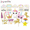 Image of 1set Rainbow Unicorn Photo Props On a Stick
