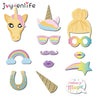 Image of 1set Rainbow Unicorn Photo Props On a Stick