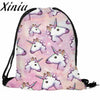 Image of Unicorn Candy Drawstring Bag
