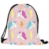Image of Unicorn Candy Drawstring Bag
