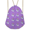 Image of Cute 3D Cartoon Rainbow Unicorn Printed Women Drawstring Bags