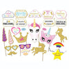 Image of 24pcs/bag Unicorn Party Cupcake Topper