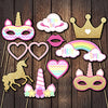 Image of 24pcs/bag Unicorn Party Cupcake Topper
