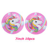 Image of 24pcs/bag Unicorn Party Cupcake Topper