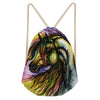 Image of Rainbow Unicorn School Girls Small Drawstring Bag