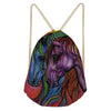 Image of Rainbow Unicorn School Girls Small Drawstring Bag
