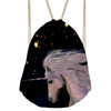 Image of Fashion Cute Unicorn Pattern Drawstring Bag