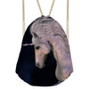 Image of Fashion Cute Unicorn Pattern Drawstring Bag