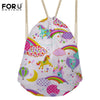 Image of Women's Unicorn Drawstring Bag