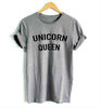 Image of Unicorn Queen Pink Letters Print Cotton Shirt