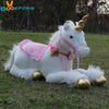 Image of 85cm Jumbo White Unicorn Plush Toy