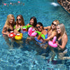 Image of Mini Unicorn/Flamingo/Donut Inflatable Cup Holder Beverage Boats