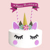 Image of 1set Handmade Pink Unicorn Party Cupcake
