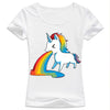 Image of Slim Funny Unicorn T shirt