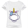 Image of Slim Funny Unicorn T shirt