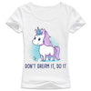 Image of Slim Funny Unicorn T shirt