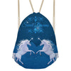 Image of Unicorn Women Mochila Small Female Drawstring Bag
