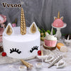 Image of Unicorn Party Decorations Cake Toppers