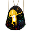 Image of Women's Funny Unicorn /Pony/Panda/Pig Swag Drawstring Bag
