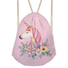 Image of Cute Unicorn Drawstring Bag