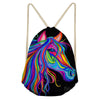 Image of Rainbow Unicorn School Girls Small Drawstring Bag