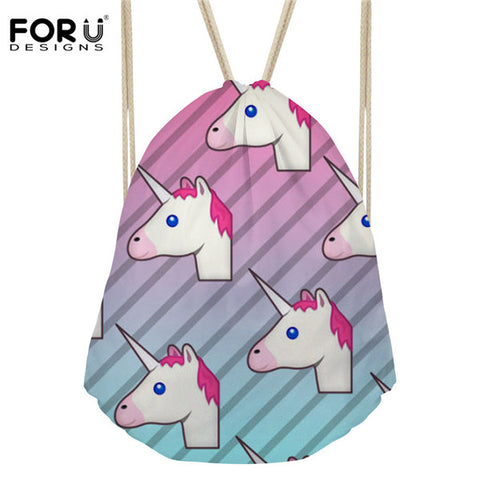 Women's Unicorn Drawstring Bag