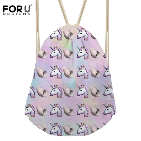 Women's Unicorn Drawstring Bag