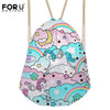 Image of Women's Unicorn Drawstring Bag